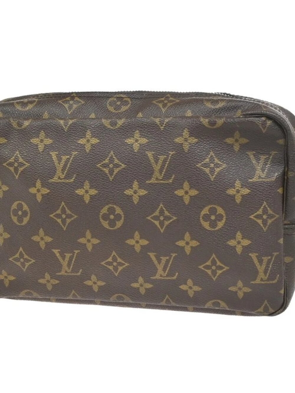 LOUIS VUITTON Trousse Toilette 28 Clutch Hand Bag Monogram Brown M47522 62AA215